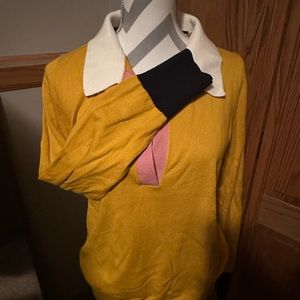 EUC Boden color block sweater